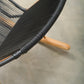 Solido Black Rocking Chair with Copper Frame – Modern Indoor & Outdoor Teak Rocker