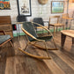 Solido Verde Rocking Chair – Handwoven Modern Outdoor Lounger