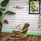 Solido Verde Rocking Chair – Handwoven Modern Outdoor Lounger